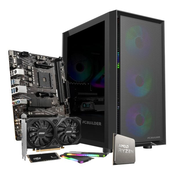 PCBuilder Ryzen 5 5500 SCOUT Windows 11 Gaming PC - Image 9