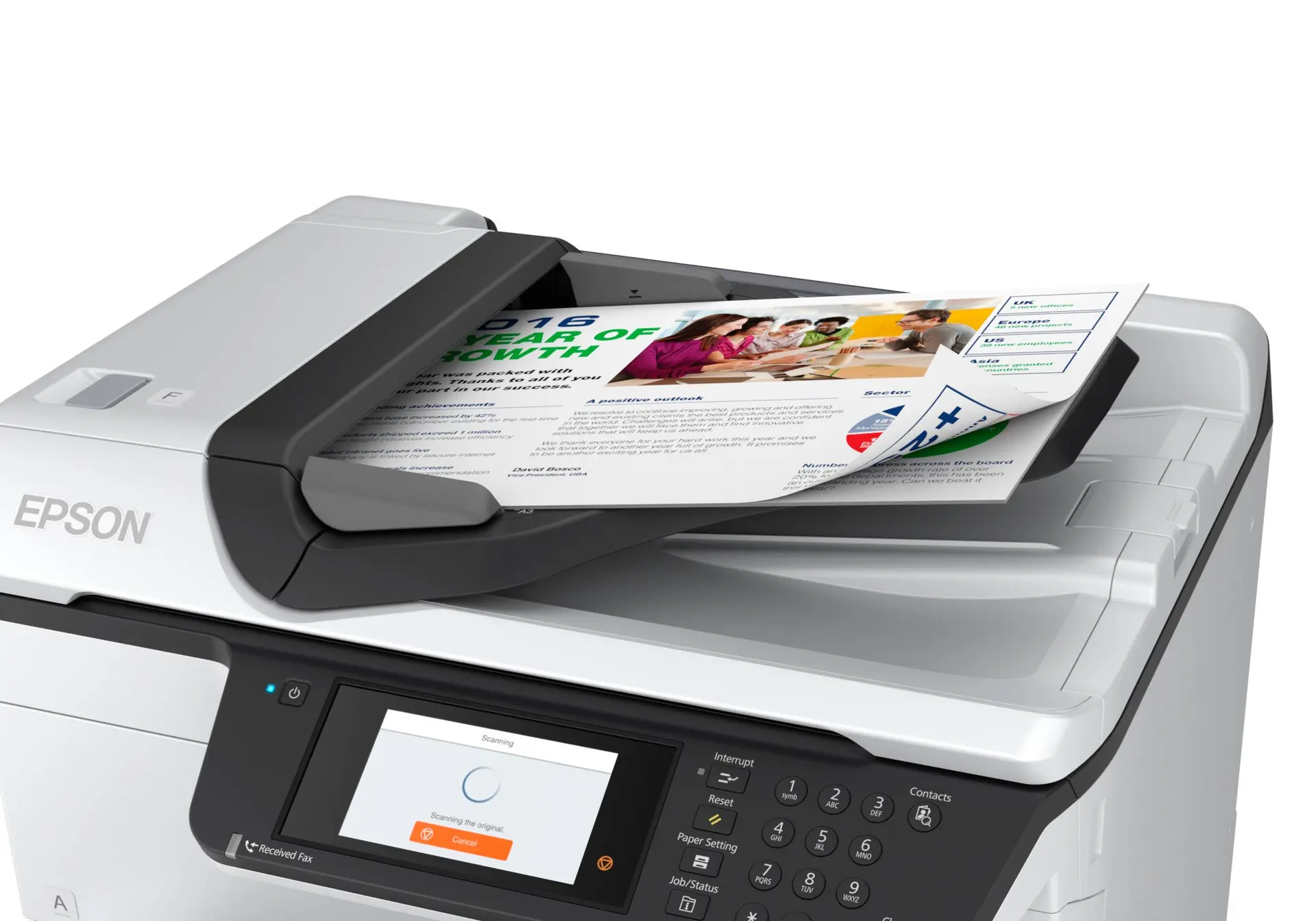 Epson WorkForce Pro WF-C878RDWF A3 Colour Multifunction Inkjet Printer - Image 9
