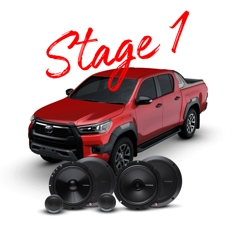TOYOTA HILUX – Stage 1 – SOUND UPGRADE AUDIO KIT - Audio Trinity Tech