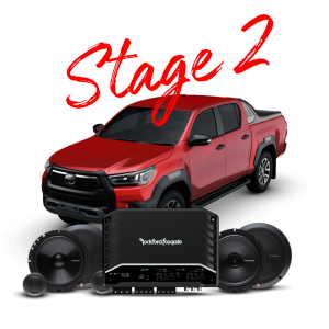 TOYOTA HILUX SOUND UPGRADE Stage 2 – AMP + SPEAKER KIT