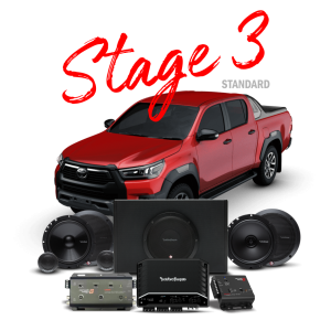 TOYOTA HILUX SOUND UPGRADE Stage 3 – SPEAKER & POWERED BASS KIT
