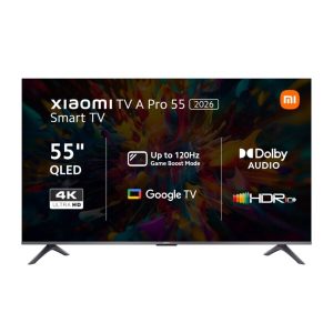 Xiaomi A Pro 55″ QLED 4K Smart TV (HDR10, Google TV, Dolby Audio, 60Hz)