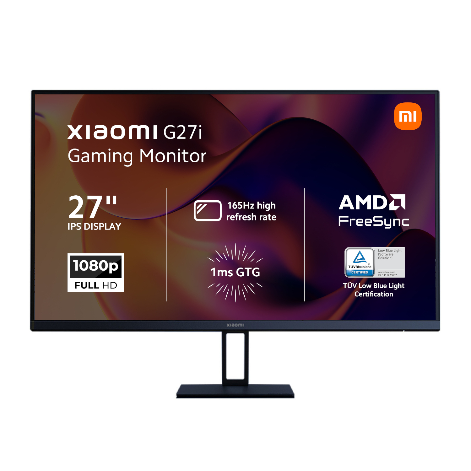 Xiaomi G27i 27″ Full HD 1080p IPS Gaming Monitor (165Hz, 1ms, 16:9, HDMI/DP, AMD FreeSync Premium)