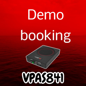 Demo booking for Cerwin Vega VPAS841 underseat subwoofer