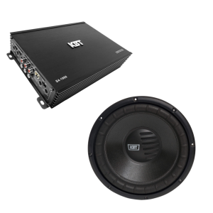 Online Exclusive – KBT Bass Upgrade Combo – S4-1000 4-Channel Amplifier + SGT-104S 10″ Subwoofer + Amplify Your Existing Speakers